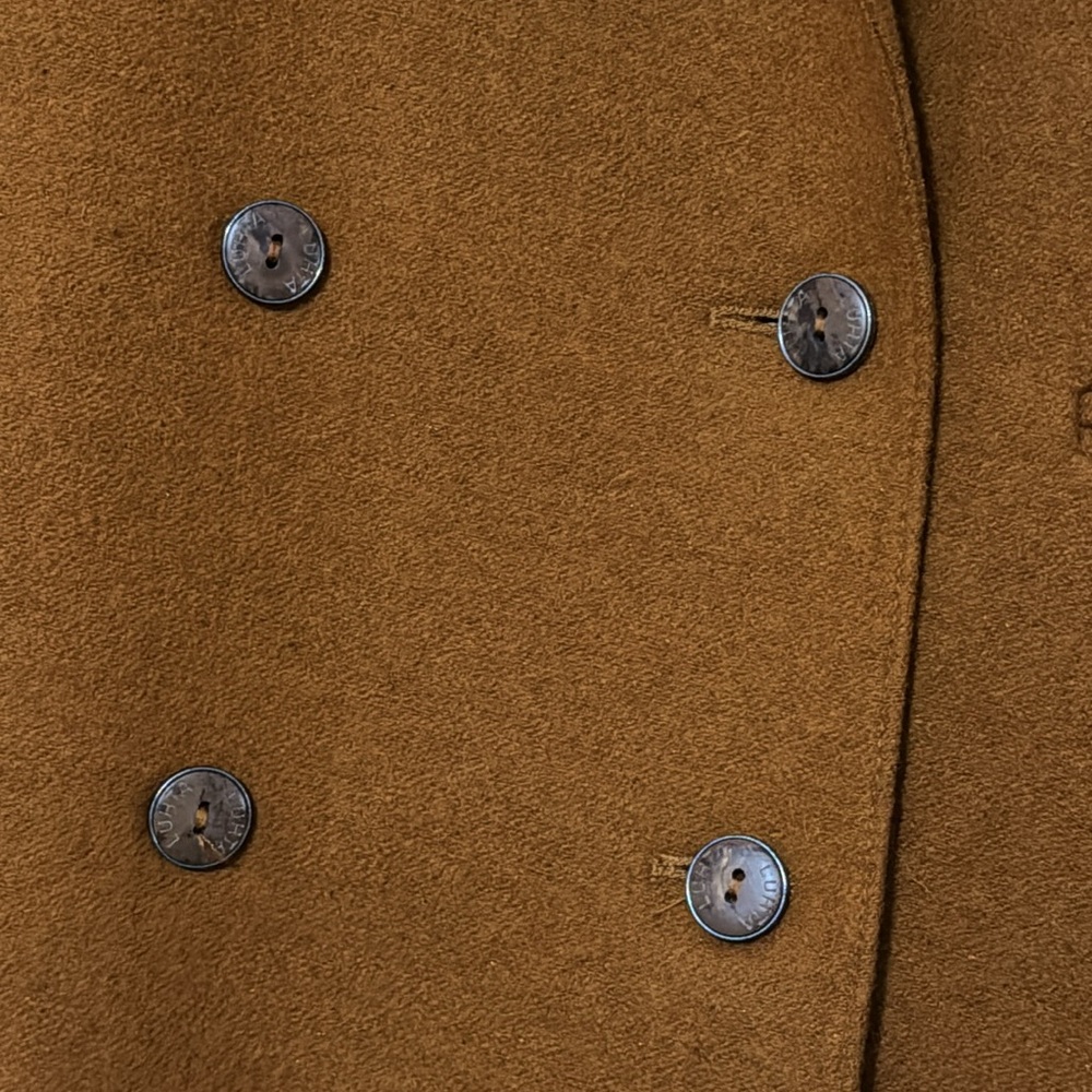 Men’s Vintage Jacket-Euro Sz 42-Wool Blend-Made in Yugoslavia-Rust Color - Picture 2 of 16